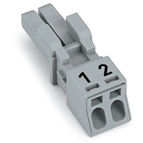 Wago 890-242 WINSTA® MINI aljzat, 2 pólusú, B kódolású, 1,5 mm², szürke