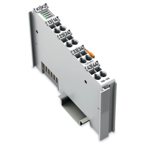 Wago 750-515 4 csatornás relékimeneti modul, 250 VAC, 2,0 A, Potenciálmentes, 4 záróérintkező
