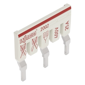 Wago 2002-475/011-000 lépcsőzetes áthidaló, 3 pólusú, szigetelt, világosszürke