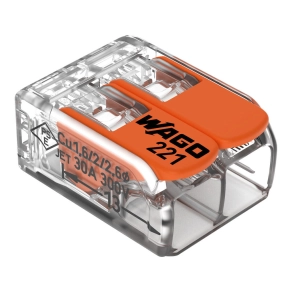 Wago kettes sodrott vezeték összekötő 6 mm² (221-612)