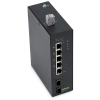 Wago 852-1417 ipari ECO Ethernet switch, 5 Gigabit Ethernet port, 4 PoE+ port, 2 Gigabit SFP-hely, 24 V DC, kiterjesztett hőmérséklet-tartomány