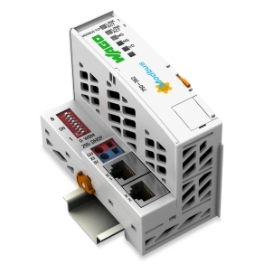 Wago 750-362 Modbus TCP/UDP terepibusz-csatoló, 4. generáció, két Ethernet-interfész és integrált switch, DIP-kapcsolós IP-cím-beállítás