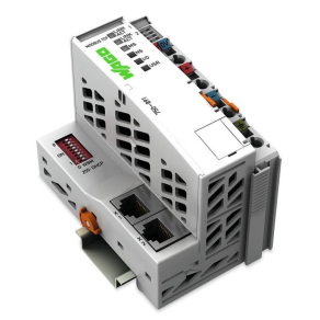   Modbus TCP vezérlő, 4-ik generáció, 2 x ETHERNET, világosszürke 750-891