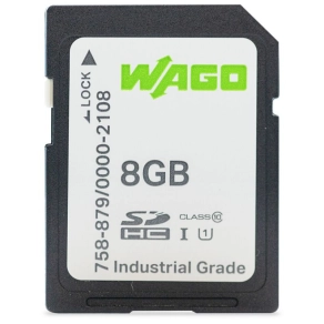 Wago SD memóriakártya 8 GByte (758-879/000-2108)