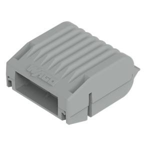 Wago 207-1331 gélbox kábelelágazásokhoz, a 221 és 2x73 sorozat legfeljebb 4 mm²-es összekötőihez, géllel előretöltve, 1-es méret, összekötők nélkül, szürke