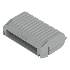 Wago 207-1333 gélbox kábelelágazásokhoz, a 221 és 2x73 sorozat legfeljebb 4 mm²-es összekötőihez, géllel előretöltve, 3-es méret, összekötők nélkül, szürke