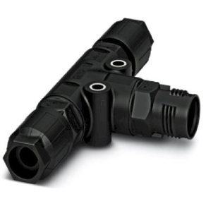 T-elosztó  QPD T 2PE1,5 2X8-13 BK, Phoenix Contact, 1414713