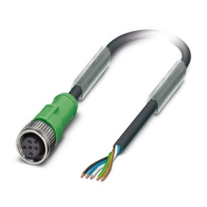   Szenzor/aktor kábel, SAC-5P- 1,5-PVC/M12FS, Phoenix Contact, 1415683