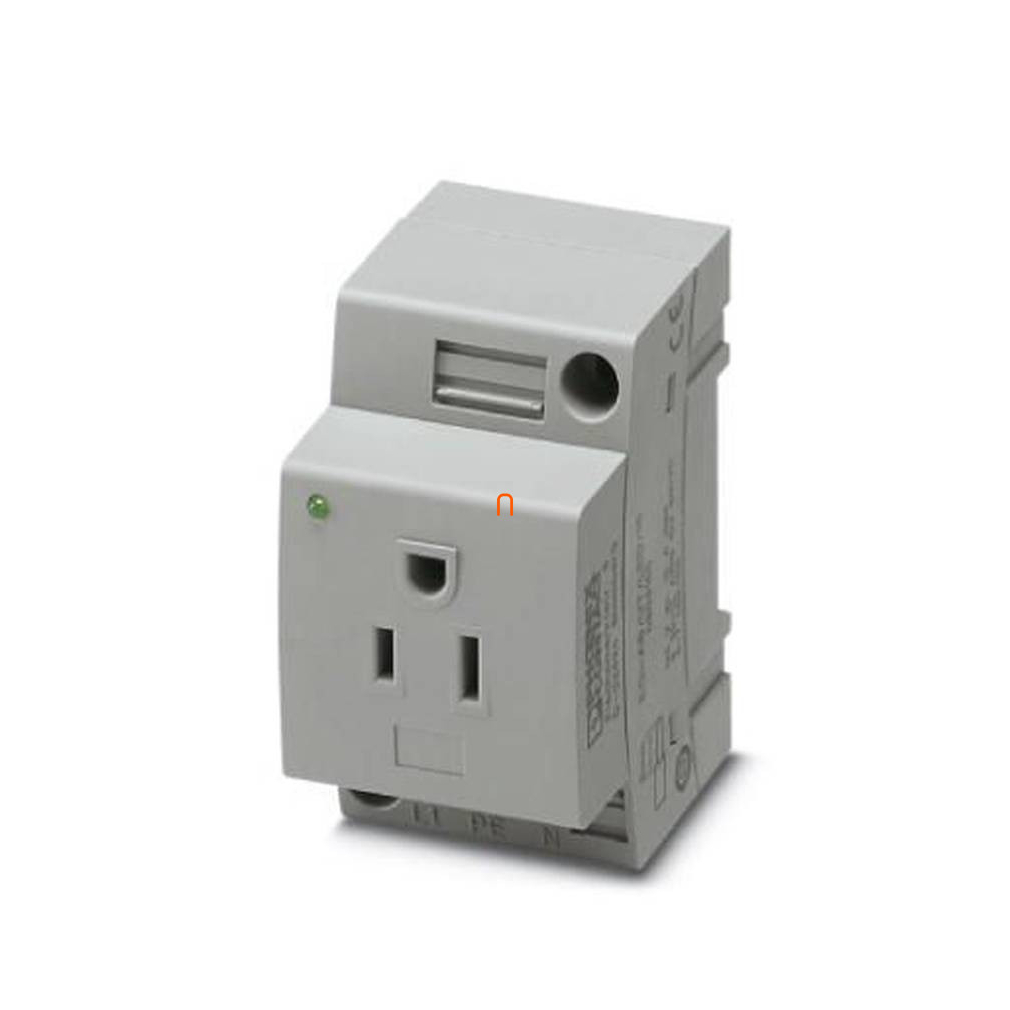 Csatlakozóaljzat - EO-AB/UT/LED/15 , Phoenix Contact, 0804155