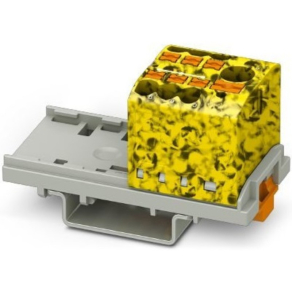   Elosztóblokk PTFIX  6/ 6X2,5-NS35-FE, 0,5-10mm2, 41/24 A 690 V NS 35/7,5, NS 35/15, rugós csatlakozás, 3273086