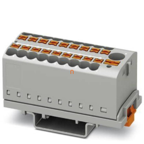   Elosztóblokk PTFIX 6/18X2,5-NS35 GY, 0,5-10mm2, 41/24 A 690 V NS 35/7,5, NS 35/15, rugós csatlakozás, 3273110
