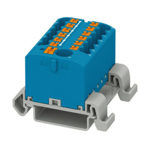   Elosztóblokk PTFIX 6/12X2,5-NS35A BU, 0,5-10mm2, 41/24 A 690 V NS 35/7,5, NS 35/15, rugós csatlakozás, 3273222