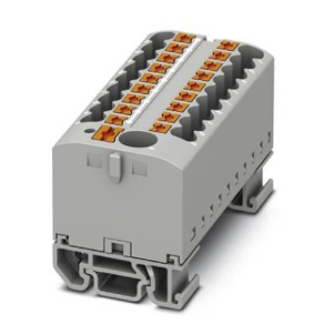   Elosztóblokk PTFIX  6/18X2,5-NS15A GY, 0,5-10mm2 41/24 A 690 V NS 15, rugós csatlakozás, 3274210