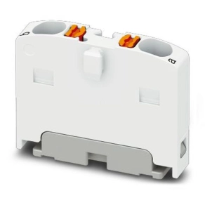   Elosztóblokk PTFIX 2X1,5 WH, 0,14-2,5mm2, fehér, 17,5 A, 450V, NS 15, pattintható, 1045936