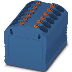   Elosztóblokk PTFIX  4/ 6X1,5 BU, 0,14-2,5mm2, 41/17,5 A 450 V sínre szerelhető, rugós csatlakozás, 1047467