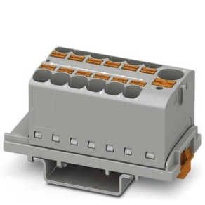   Elosztóblokk PTFIX 10/12X4-NS35 GY, 0,5-10mm2, 32 A 800 V NS 35/7,5, NS 35/15,3273614