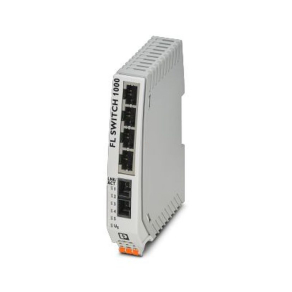   Ipari hálózati switch, nem konfigurálható, Portok száma: 4x 100 Mbit/s RJ45, DIN-sínre, IP30 FL SWITCH 1004N-FX 1084159 Phoenix Contact