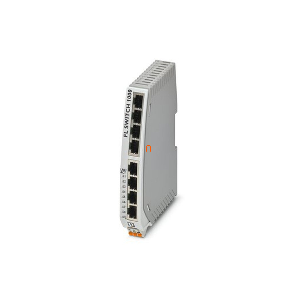 Ipari hálózati switch, nem konfigurálható, Portok száma: 8x 10/100 Mbit/s RJ45, DIN-sínre, IP30 FL SWITCH 1008N 1085256 Phoenix Contact