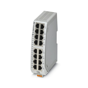   Ipari hálózati switch, nem konfigurálható, Portok száma: 16x 10/100 MBit/s RJ45, DIN-sínre, IP30 FL SWITCH 1016N 1085255 Phoenix Contact