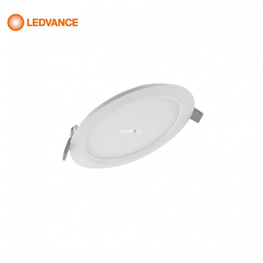 Ledvance Downlight Slim Round 105mm 6W/3000K 430lm IP20 alb LED corp de iluminat 2018/19.