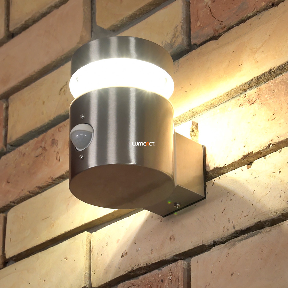 Ledvance kristály hatású kültéri fali LED lámpa fény és mozgásérzékelővel, melegfehér, 6 W (Endura Style Cylinder Wall)