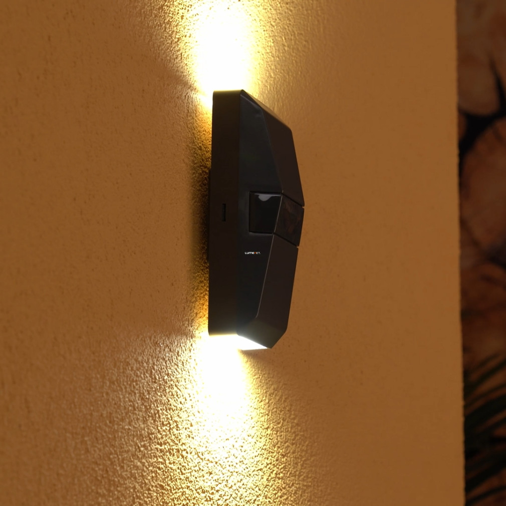 Ledvance Endura Pro UpDown kültéri fali LED lámpa mozgásérzékelővel, szürke