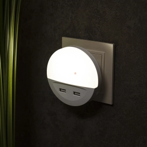   Ledvance tölthető éjszakai LED lámpa alkonykapcsolóval, melegfehér (Lunetta)