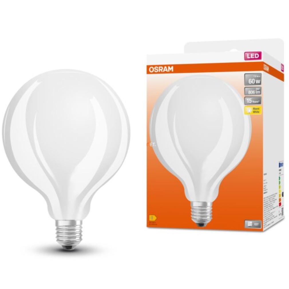 Osram E27 LED Star óriásgömb 6,5W 806lm 2700K melegfehér 300° - 60W izzó helyett