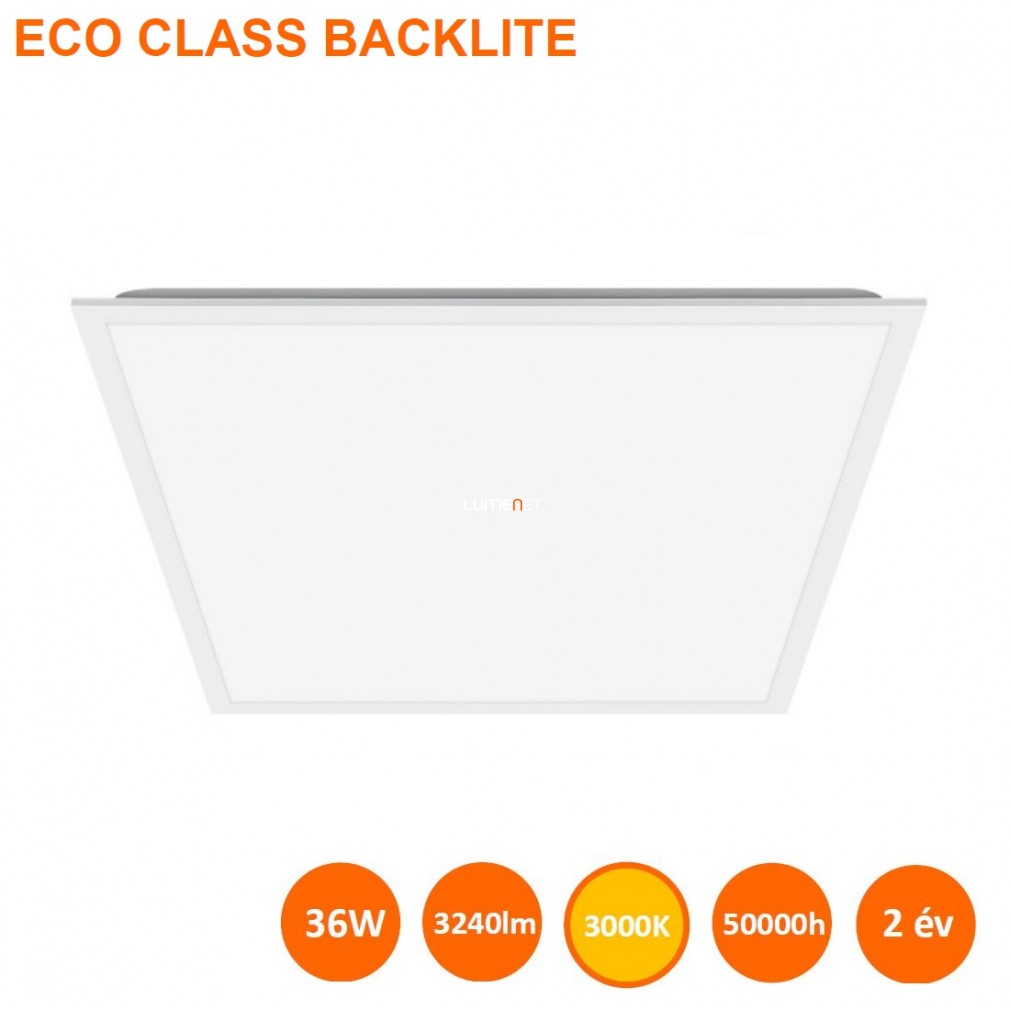 Ledvance Eco Backlite LED panel 600 36W 3000K 3240lm 595x595x34mm (3x18W) új