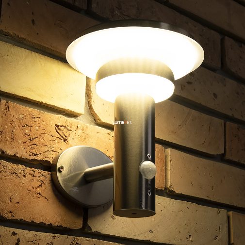 Ledvance Endura Style Solar fény és mozgásérzékelővel kültéri LED falikar ezüst IP44