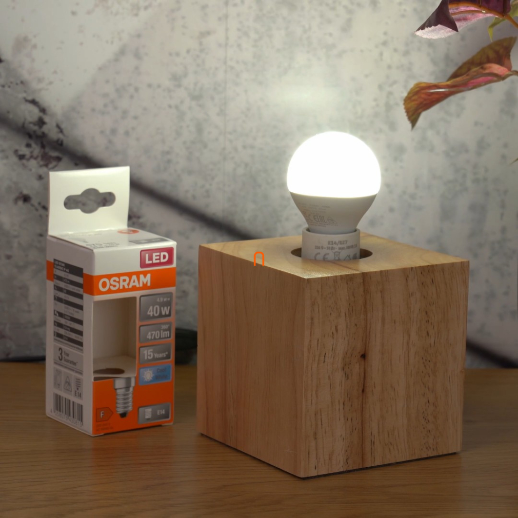 Osram E14 LED Star kisgömb 4,9W 470lm 4000K hidegfehér 200° - 40W izzó helyett