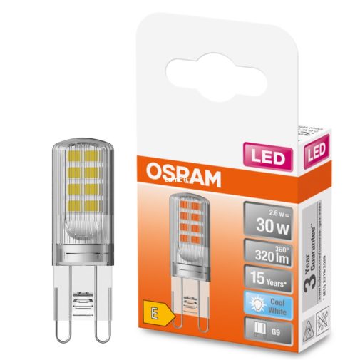 Osram G9 LED Special 2,6W 320lm 4000K hidegfehér 300° - 30W izzó helyett