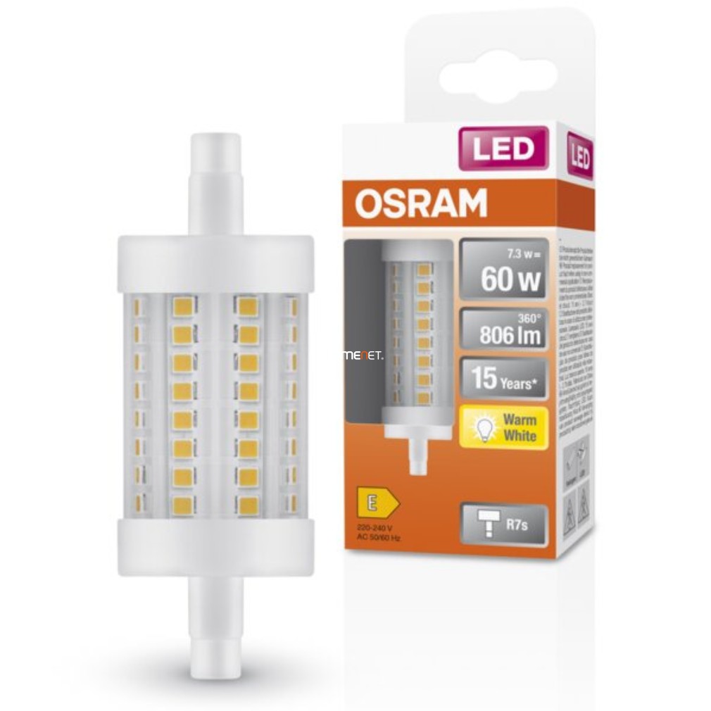Osram R7s LED Special Line 6,5W 806lm 2700K melegfehér 330° - 60W izzó helyett