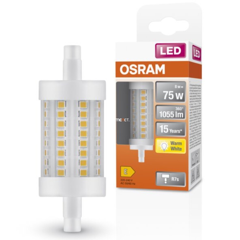 Osram R7s LED Special Line 8,2W 1055lm 2700K melegfehér 300° - 75W izzó helyett