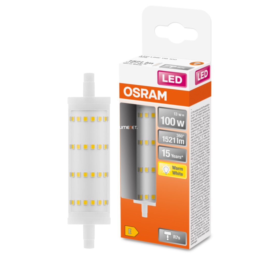 Osram R7s LED Special Line 13W 1521lm 2700K melegfehér 330° - 100W izzó helyett
