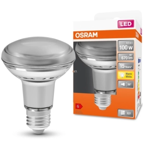   Osram E27 R80 LED Star 8,5 W 670lm 2700K melegfehér 36° - 100W izzó helyett