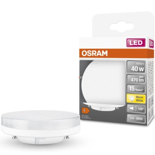 Osram GX53 LED Star 4,9W 470lm 2700K melegfehér 120° - 40W izzó helyett