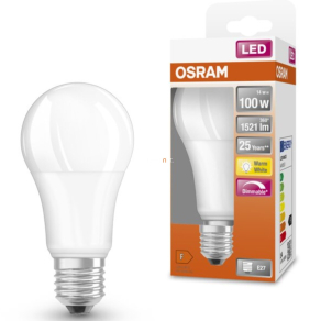   Osram E27 LED SStar 14W 1521lm 2700K melegfehér, szabályozható 220° - 100W izzó helyett