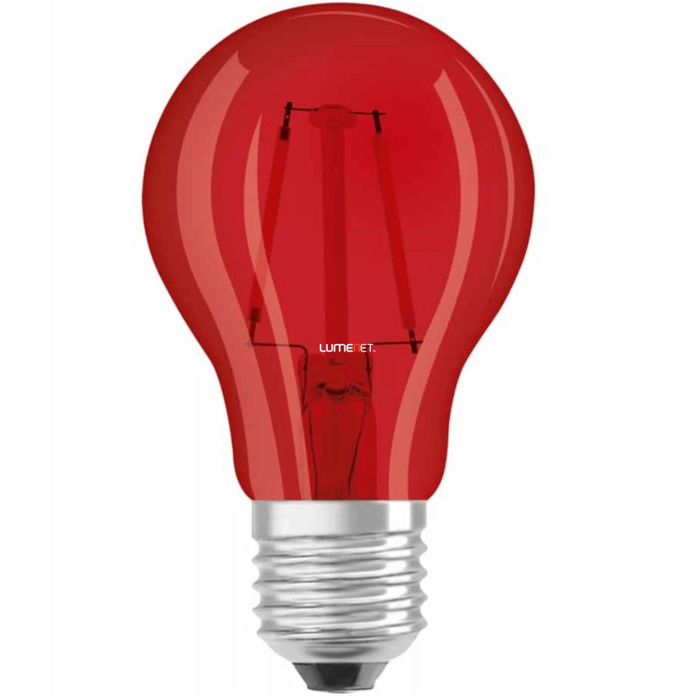 Osram E27 LED Star Decor 2,5W 45lm 1000K piros 300° - 15W normál izzó helyett