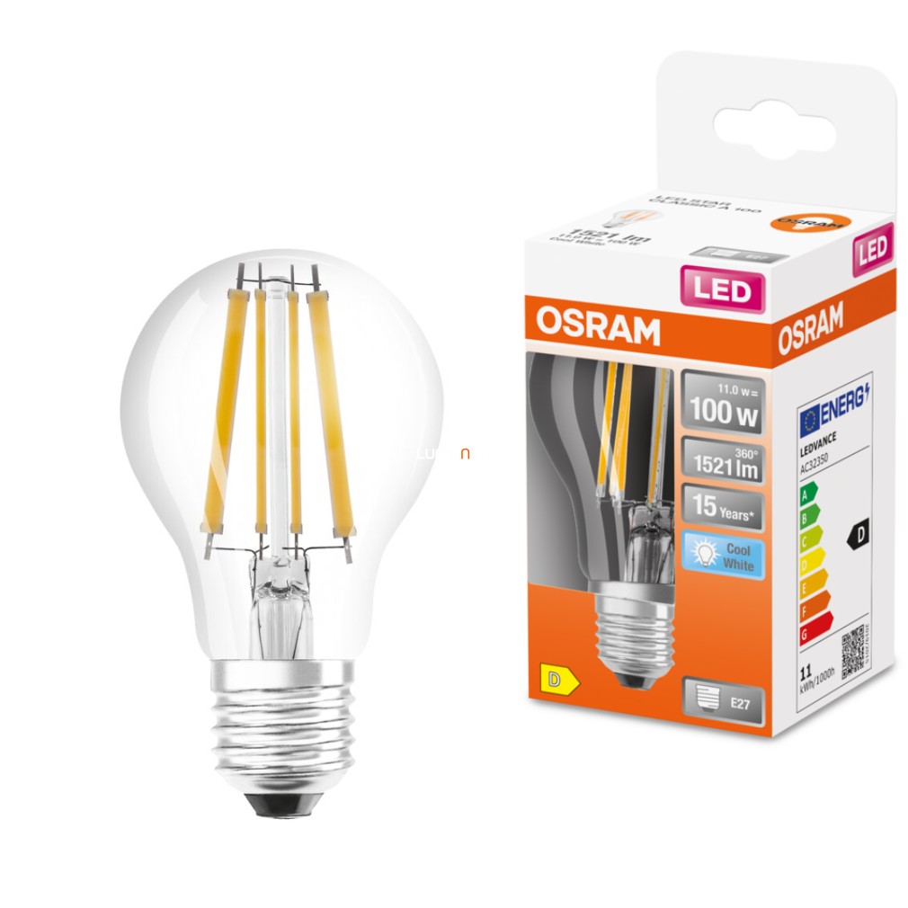 Osram E27 LED Star 11W 1521lm 4000K hidegfehér 320° - 100W izzó helyett