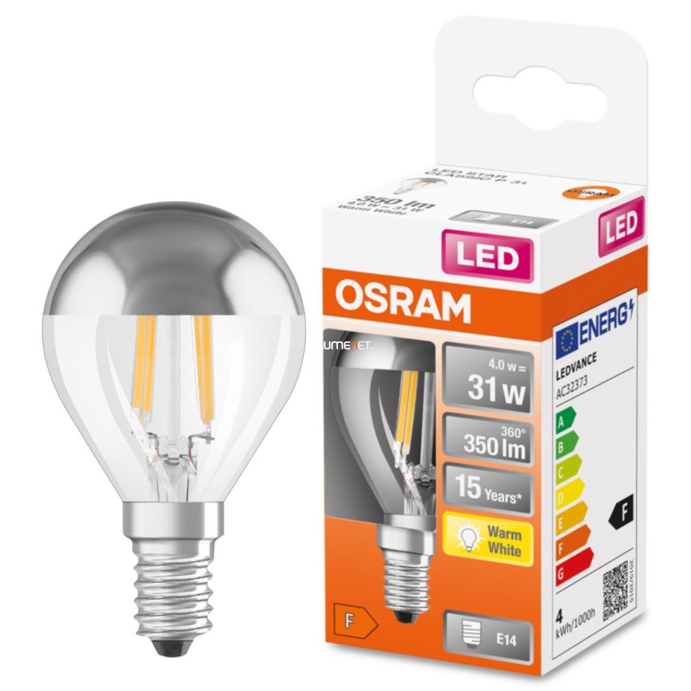 Osram E14 LED Star kisgömb 4W 350lm 2700K melegfehér 300° - 31W izzó helyett