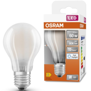   Osram E27 LED Star 6,5W 806lm 6500K daylight 300° opál - 60W izzó helyett
