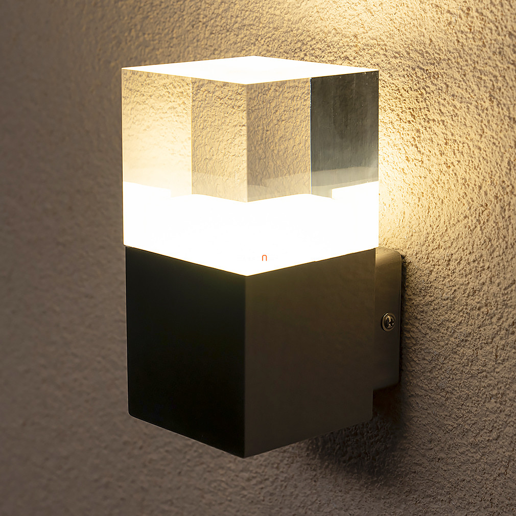 Ledvance Endura Style Crystal kültéri fali LED lámpa ezüst IP44