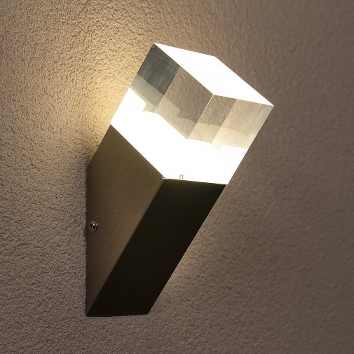 Ledvance Endura Style Crystal kültéri fali LED lámpa ezüst IP44