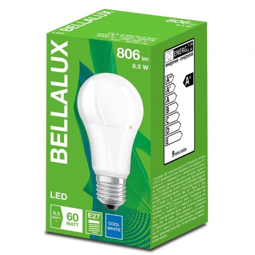 Bellalux CL A 60 8,5W/4000K E27 806lm LED - 60W izzó kiváltására
