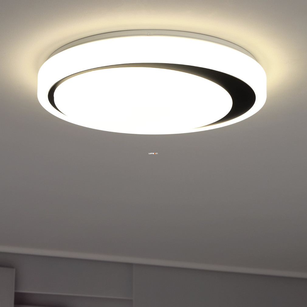 Bontott csomagolású Ledvance Smart+ WIFI Orbis mennyezeti LED lámpa fehér/fekete 32W 3000-6500K 3300lm 48cm