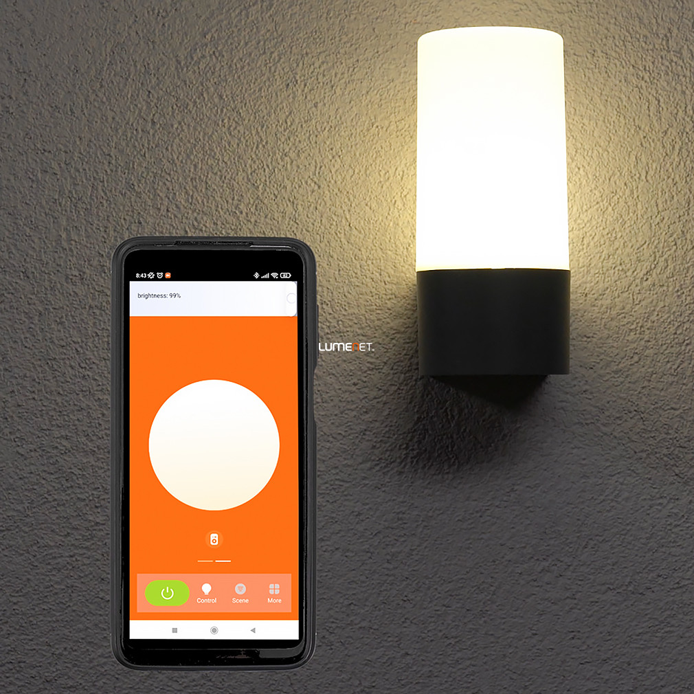 Ledvance Smart+ WIFI okos kültéri fali LED lámpa, 14 W (Pipe Wall RGBW)