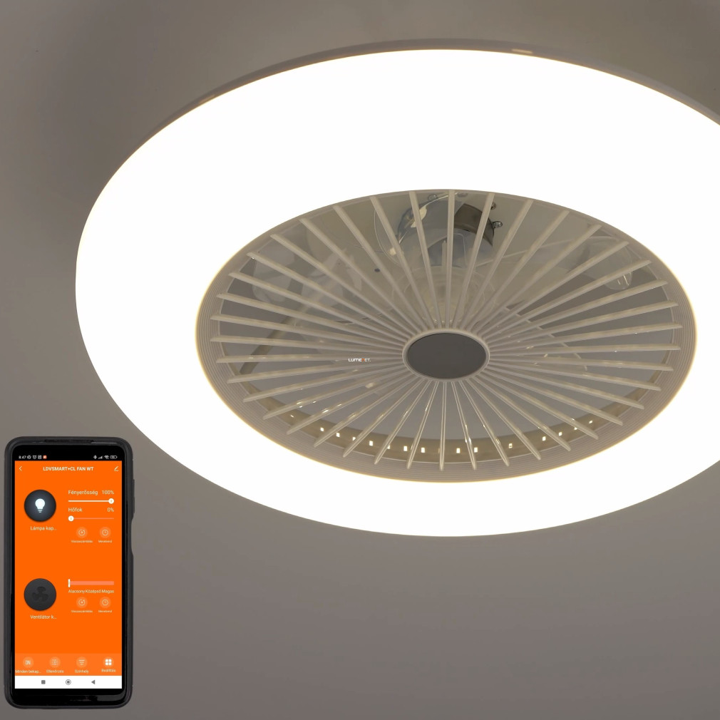 Ledvance Smart+ WIFI szabályozható ventilátoros LED lámpa, fehér