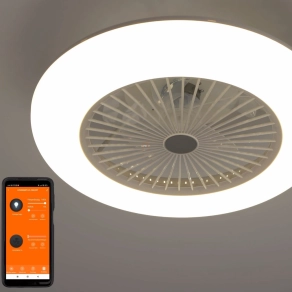   Bontott csomagolású Ledvance Smart+ WIFI szabályozható ventilátoros LED lámpa, fehér