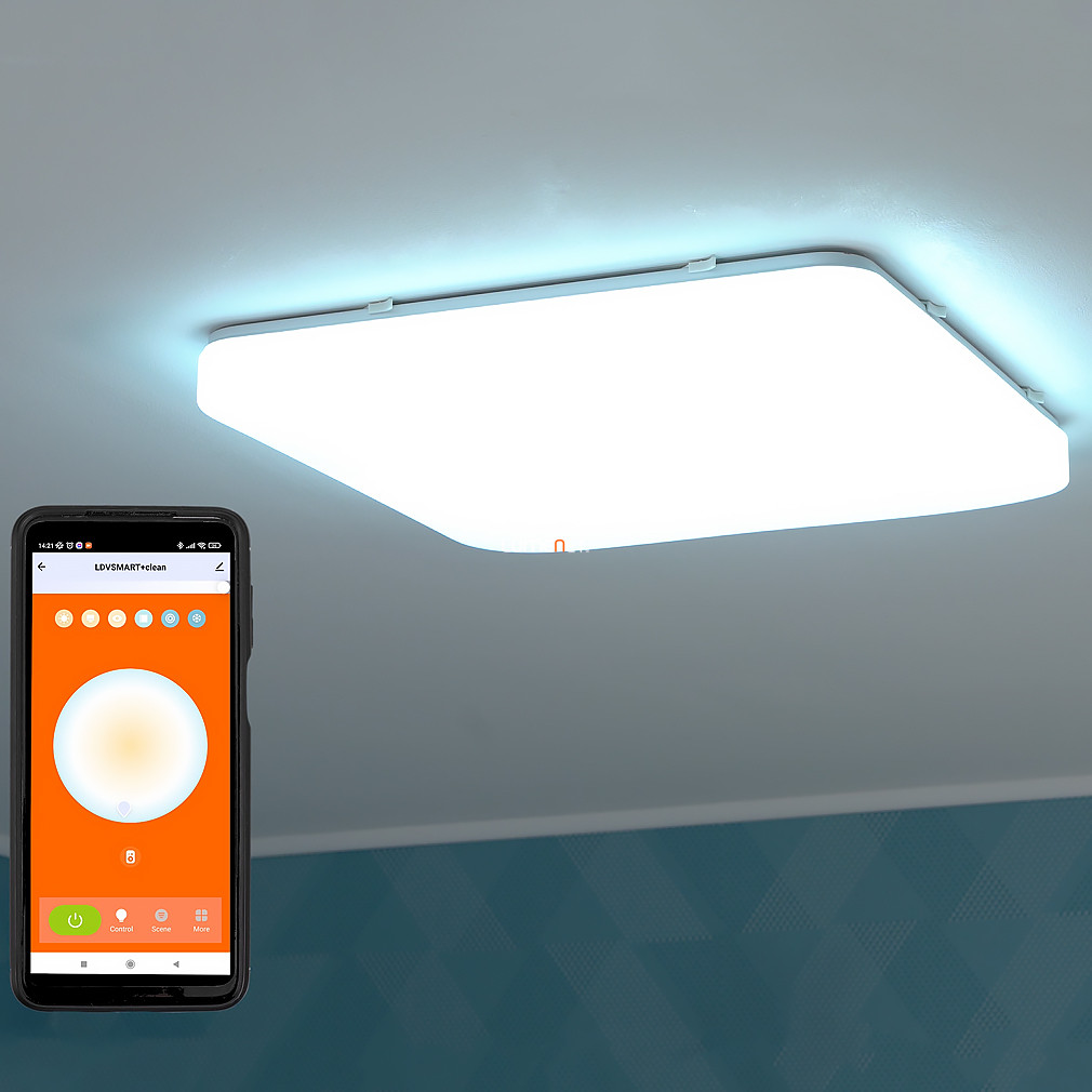 Ledvance Smart+ WIFI okos mennyezeti LED lámpa, hideg/melegfehér, 42 W (Orbis Clean)